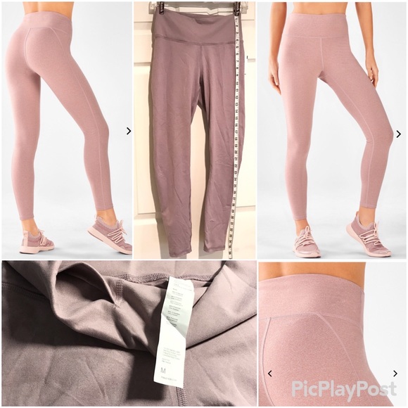 Fabletics Pants - Fabletics High-Waisted Heathered 7/8 leggings.